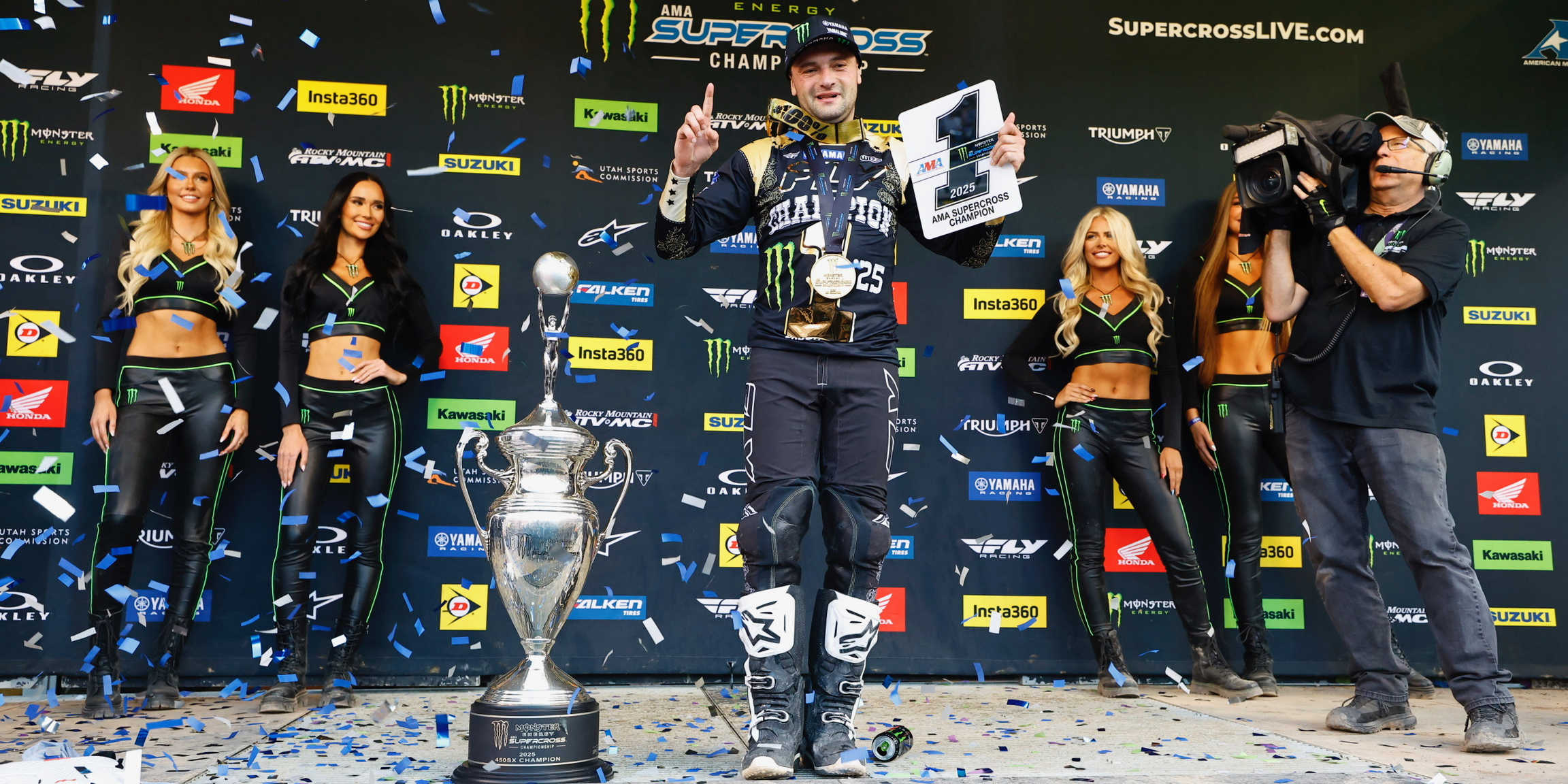 The American Motorcyclist Association congratulates the three champions of the 2025 AMA Supercross season,