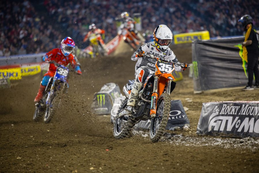 Supercross Racers in Anaheim 2024 Race